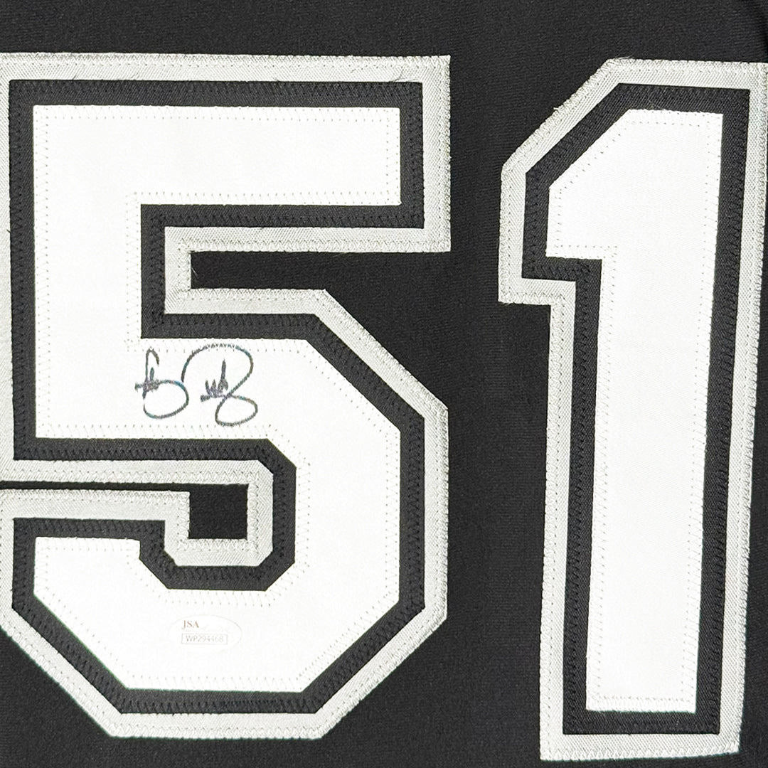 Carson Fulmer Signed Chicago Black Baseball Jersey (JSA)