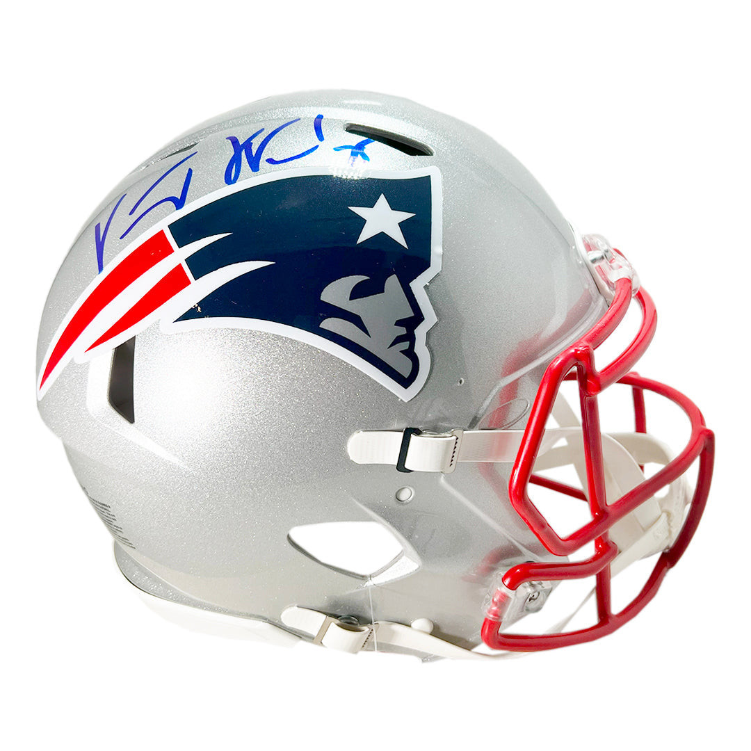 Vince Wilfork Signed New England Patriots Authentic Speed Full-Size Football Helmet (Beckett)