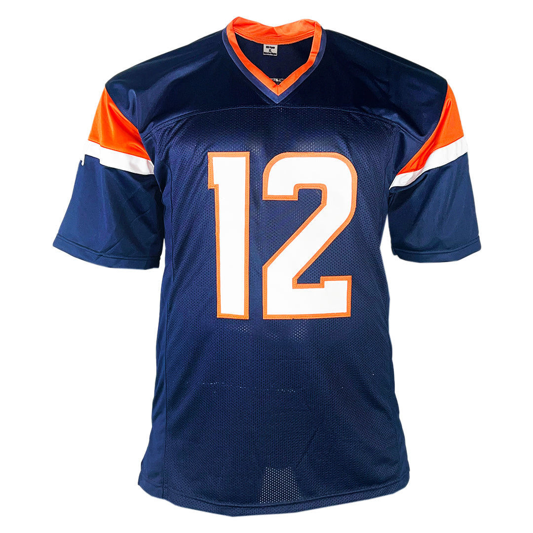RJ Harvey Signed Denver Navy Football Jersey (JSA)