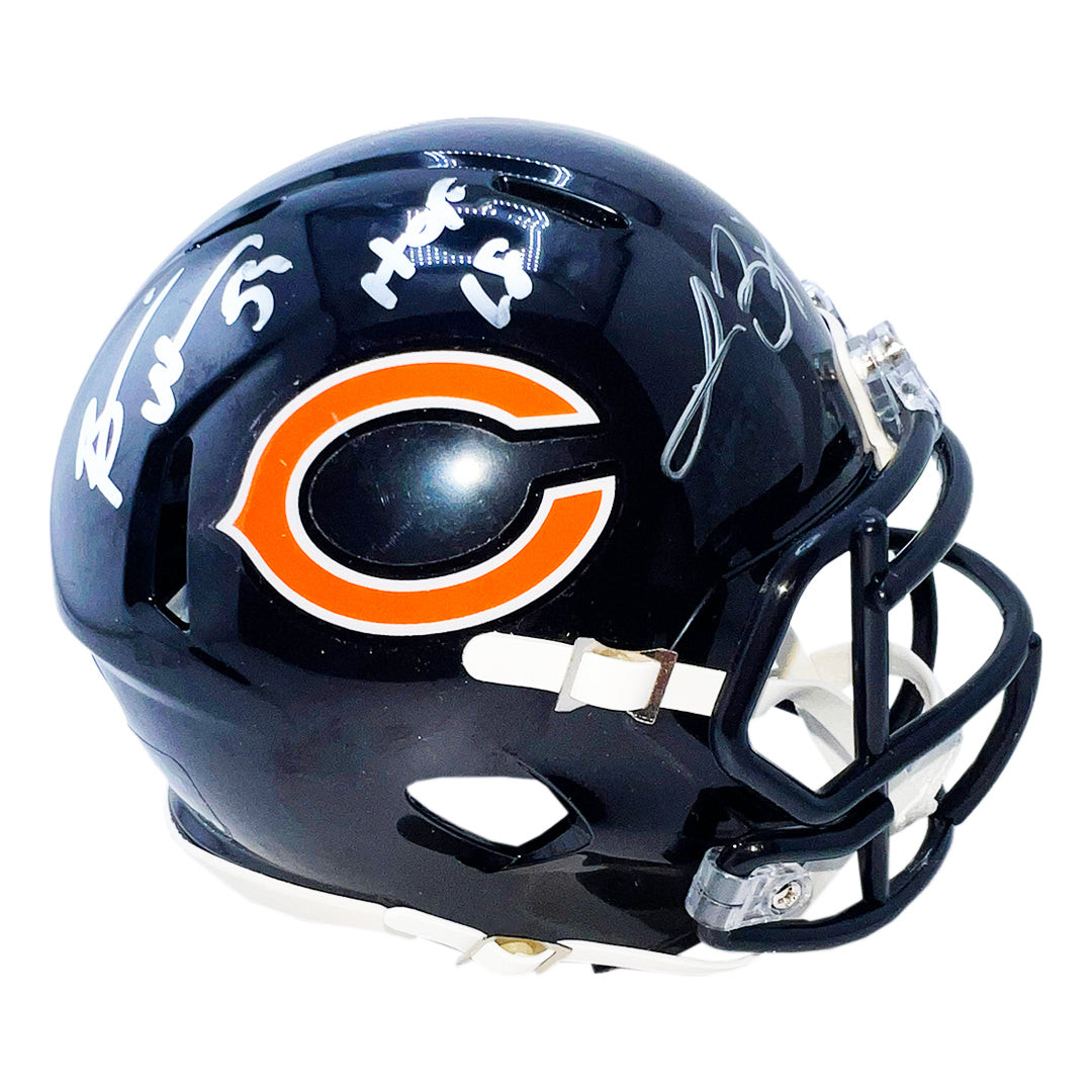 Brian　Zichi　Lorentz（ブライアン・ジーチ・ローレンツ） Brian Urlacher HOF 18 Inscription and Lance Briggs Dual Signed