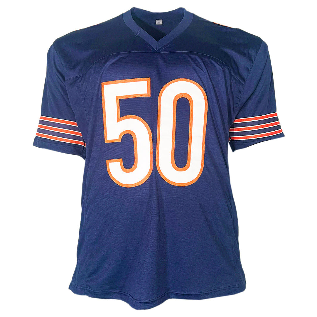 Mike Singletary Signed Chicago Navy Football Jersey (Beckett)