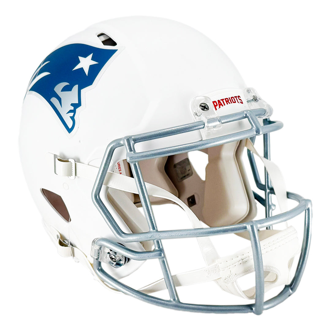 Vince Wilfork Signed New England Patriots Authentic Rivalries Speed Full-Size Football Helmet (JSA)