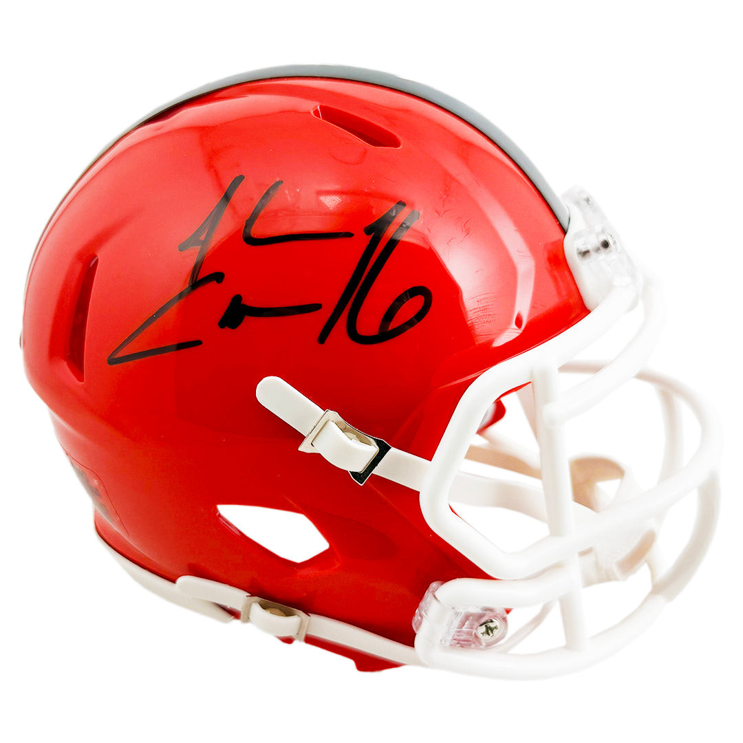 Josh Cribbs Signed Cleveland Browns Throwback 75-05 Speed Mini Football Helmet (JSA)