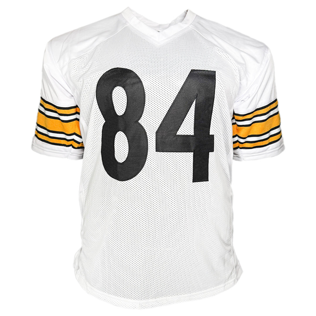 Antonio Brown Signed Pittsburgh White Football Jersey (JSA)