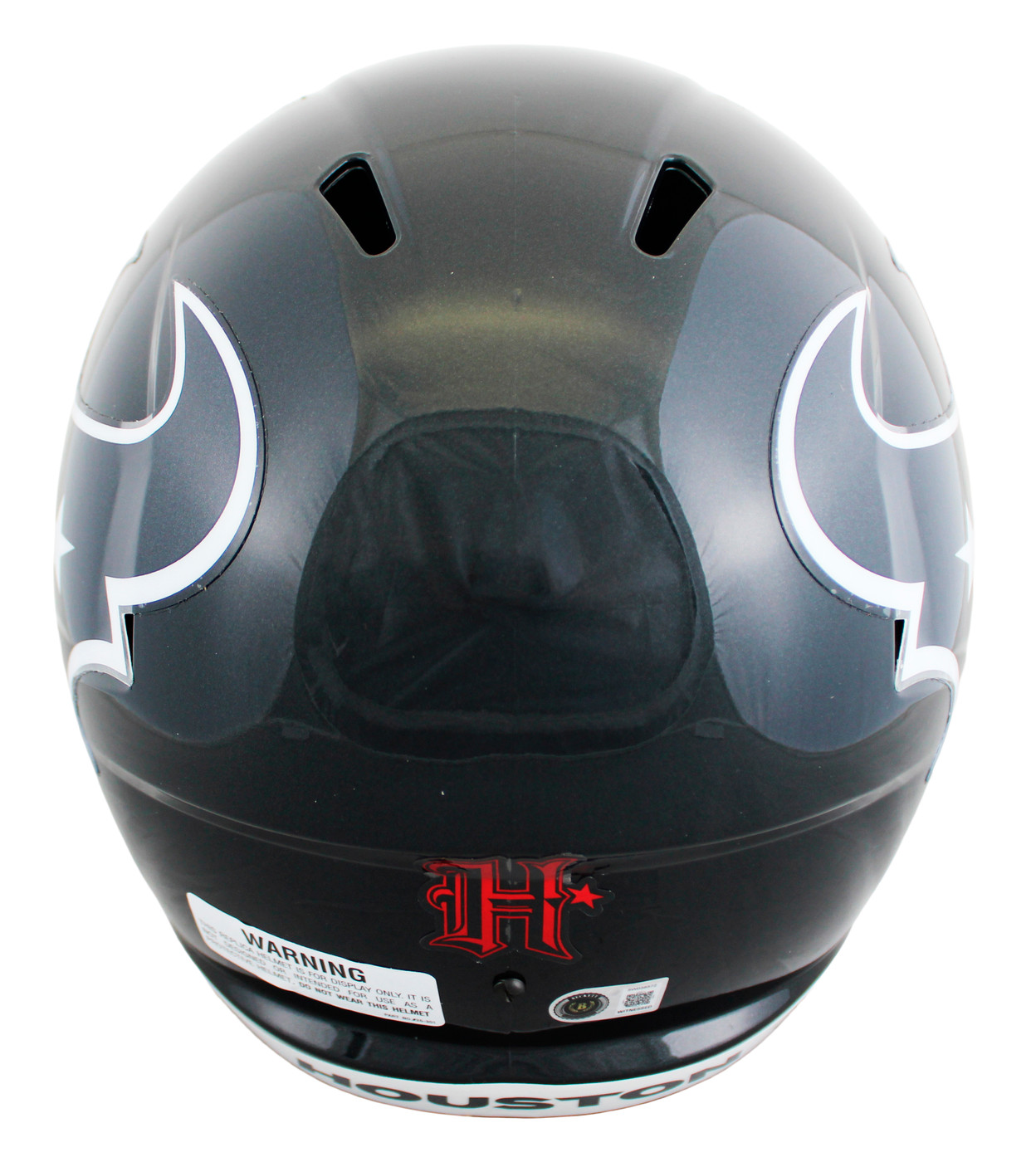 Texans Andre Johnson Authentic Signed Full Size Speed Rep Helmet BAS Witnessed