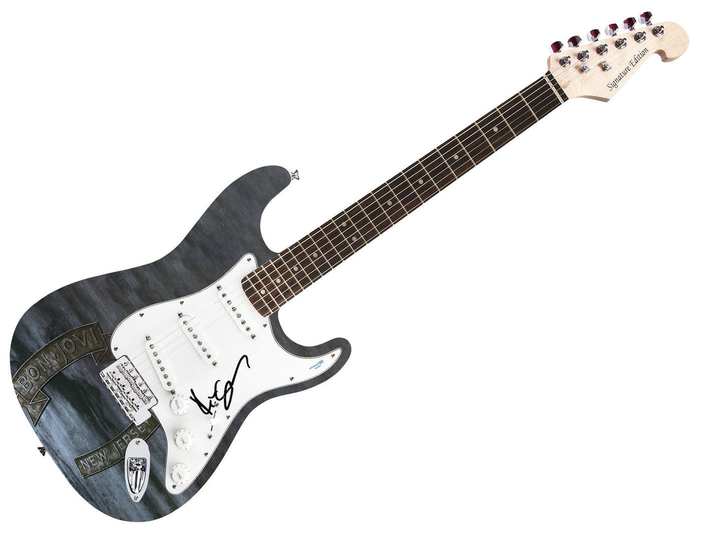 Richie Sambora Bon Jovi Signed "New Jersey" ACOA