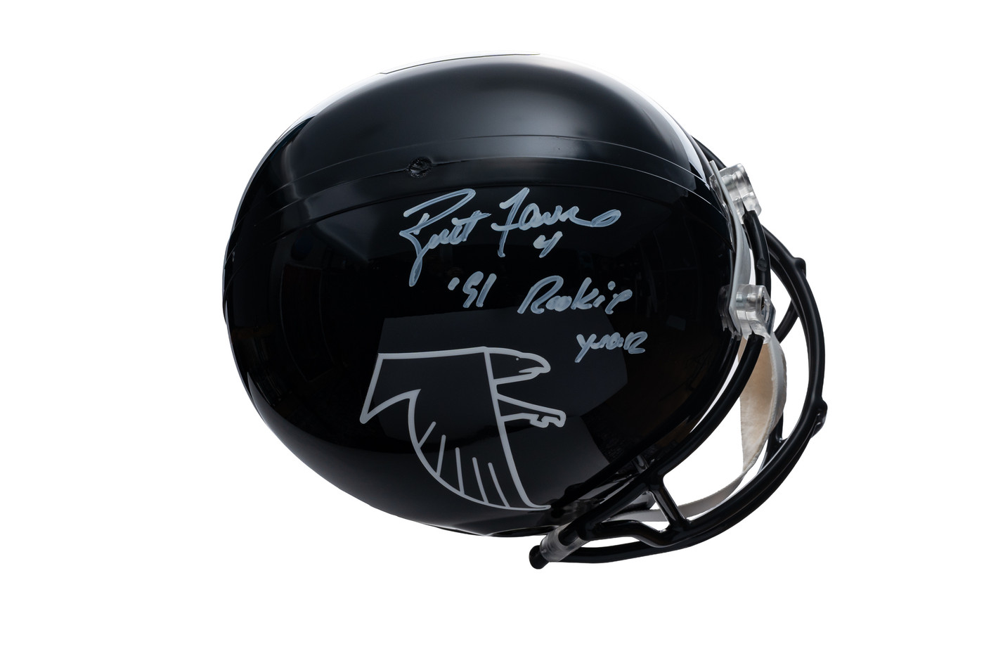 Exclusive Signed Brett Favre Helmet & Poster Bundle