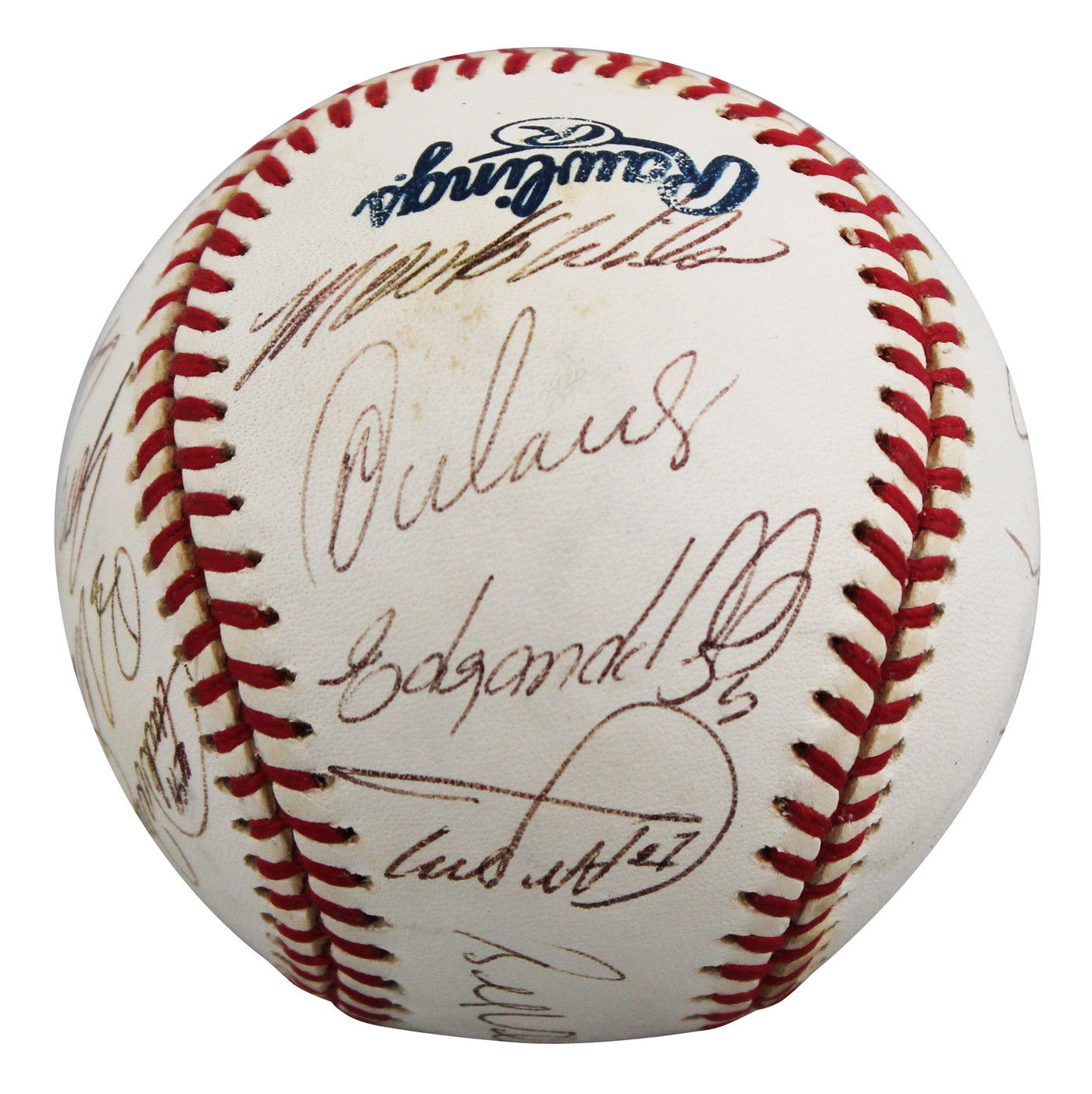 2000 Mets (20) Valentine, Piazza, Ventura Signed ONL Baseball BAS #AG007241