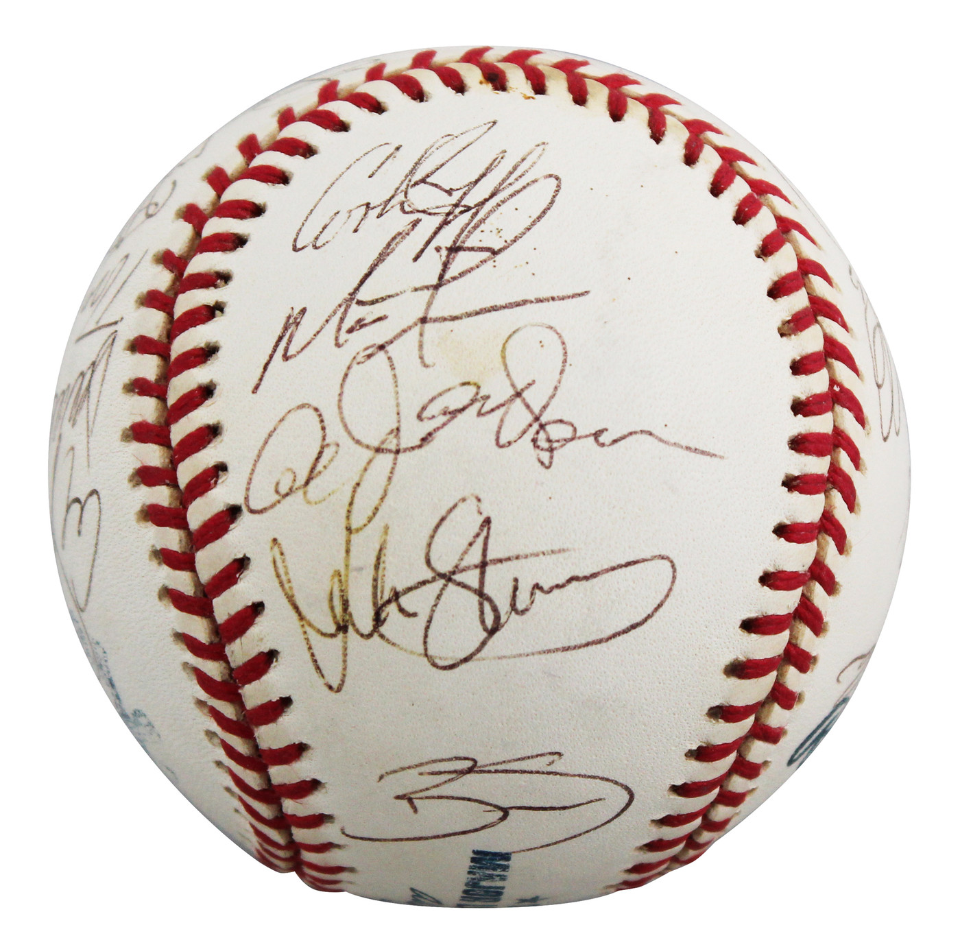 2000 Mets (20) Valentine, Piazza, Ventura Signed ONL Baseball BAS #AG007241