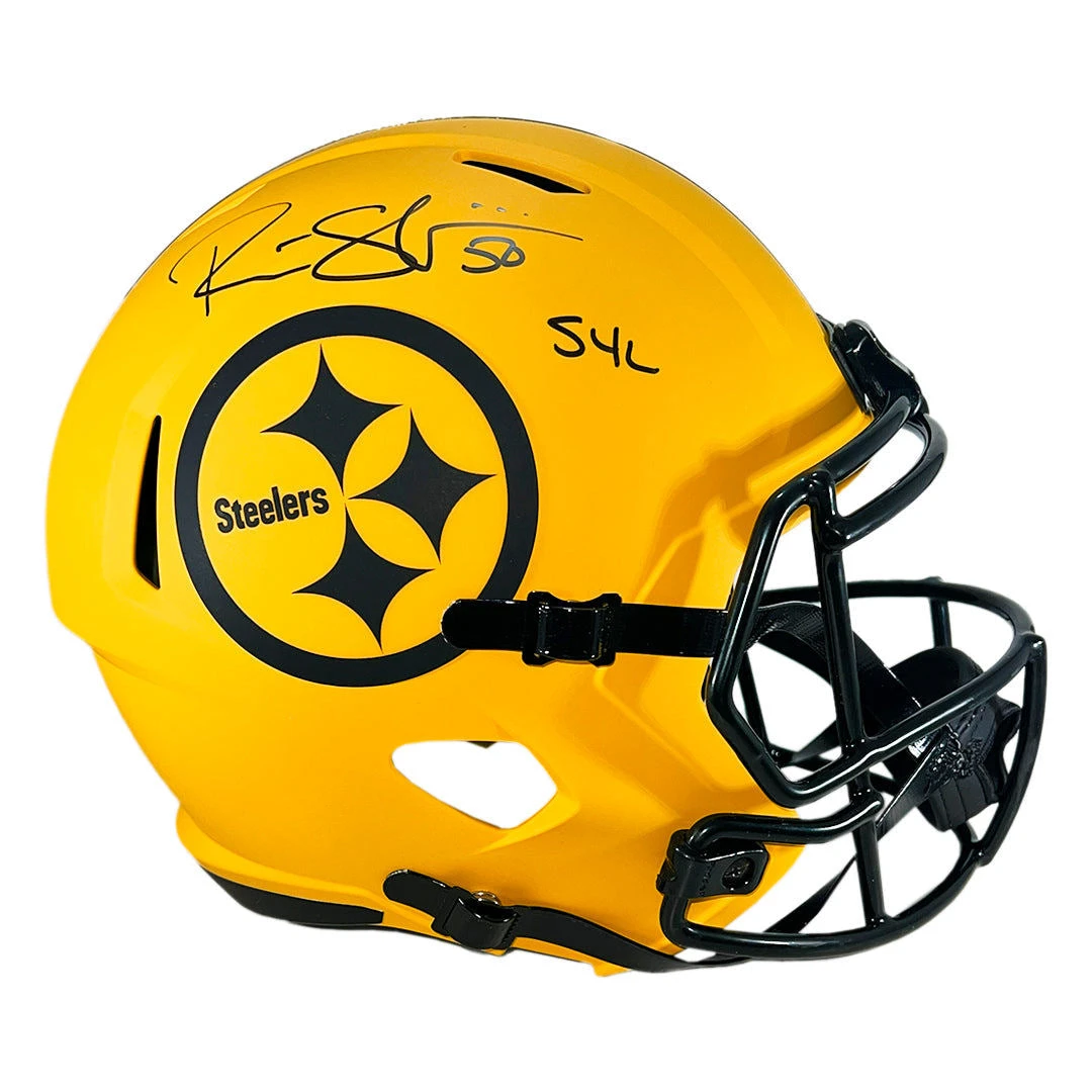 Ryan Shazier Signed Pittsburgh Steelers Rave Full-Size Replica Football Helmet (JSA)