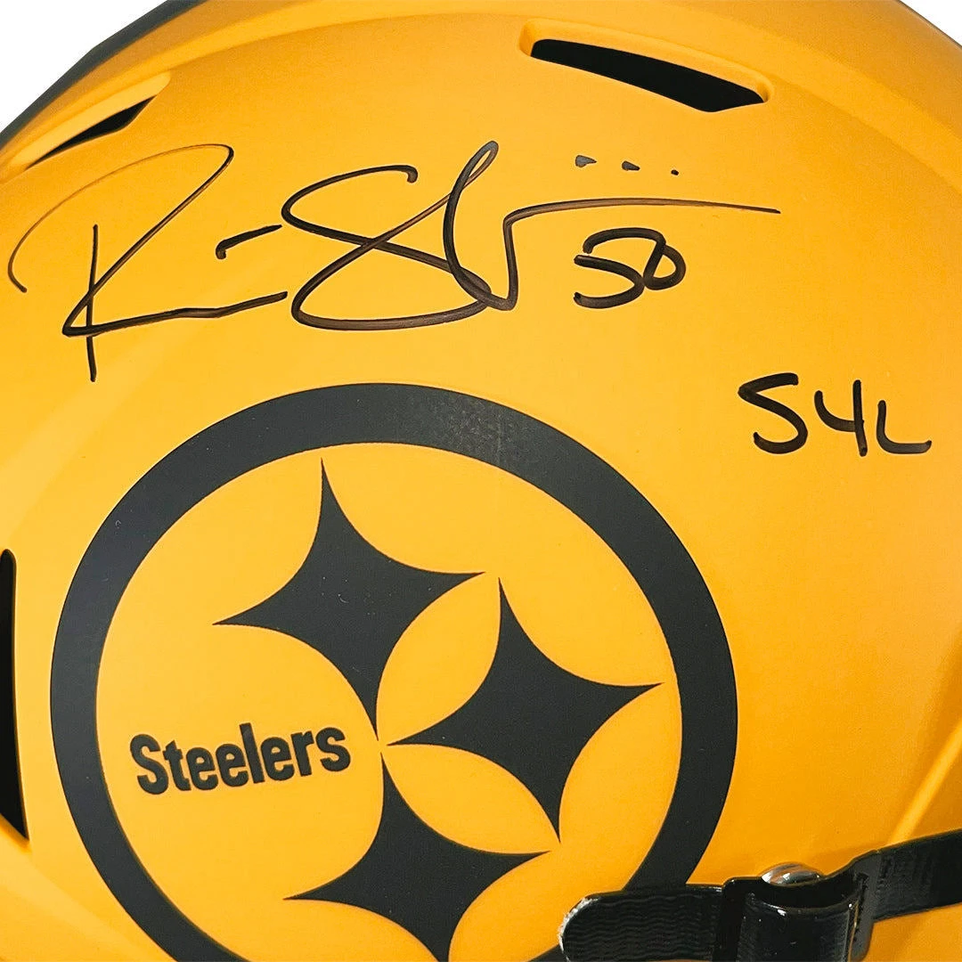 Ryan Shazier Signed Pittsburgh Steelers Rave Full-Size Replica Football Helmet (JSA)