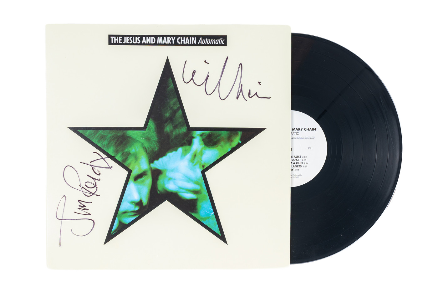 THE JESUS AND MARY CHAIN レコード Signed The Jesus and Mary Chain Automatic Vinyl LP