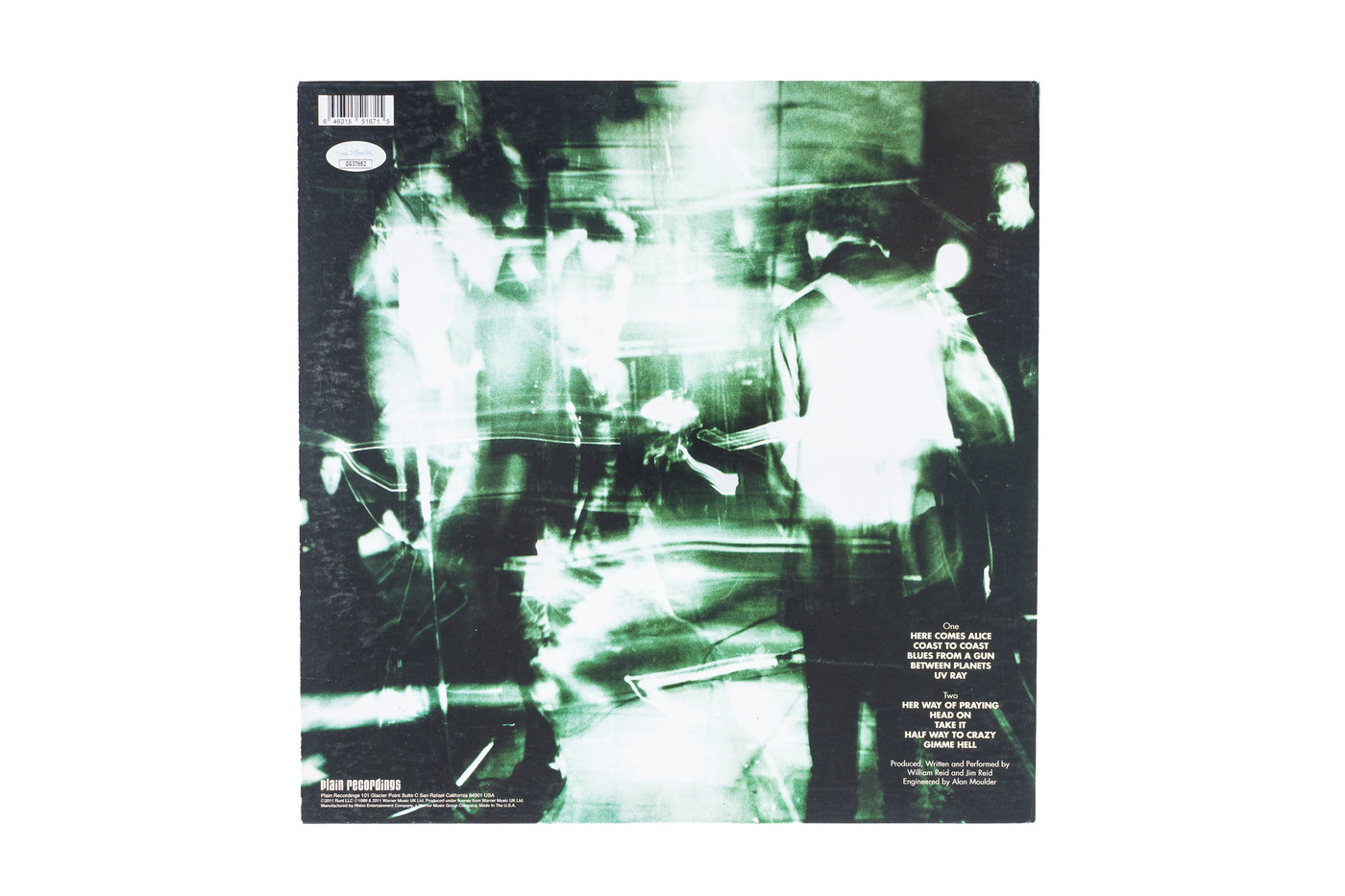 Signed The Jesus and Mary Chain Automatic Vinyl LP