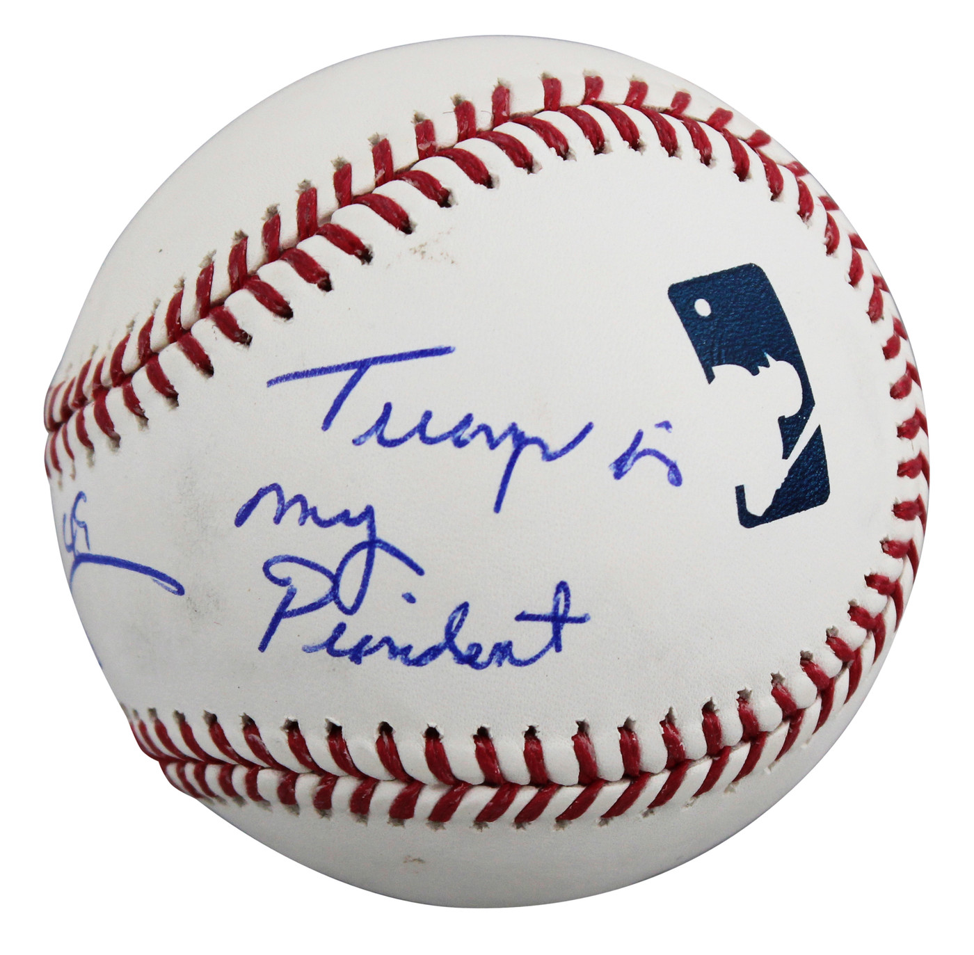Braves John Rocker "w/ Insc" Signed Robert Manfred OML Baseball JSA #CE86204