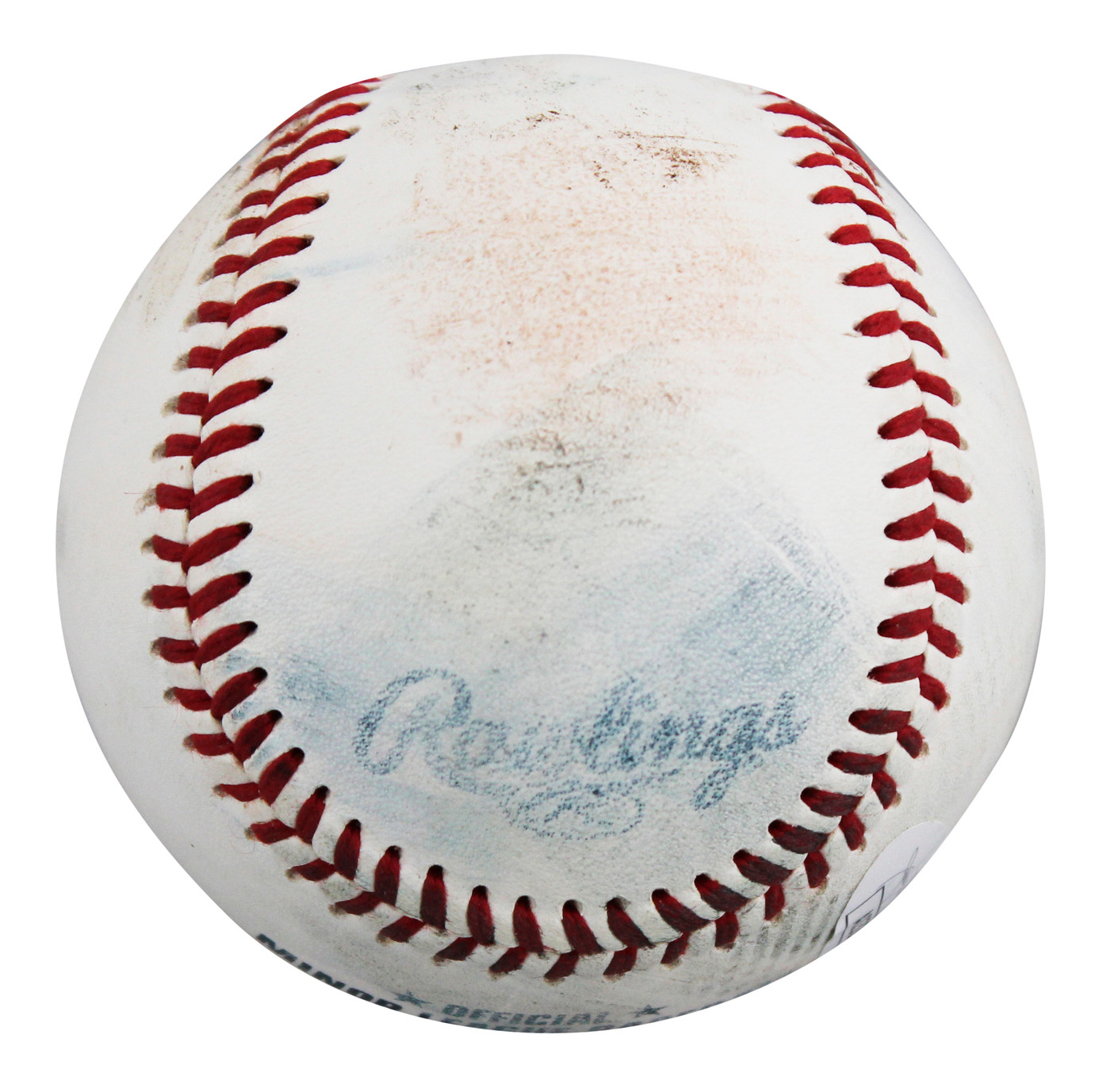 Rangers Jack Leiter Signed Game Used Official Minor League Baseball JSA #AI33294
