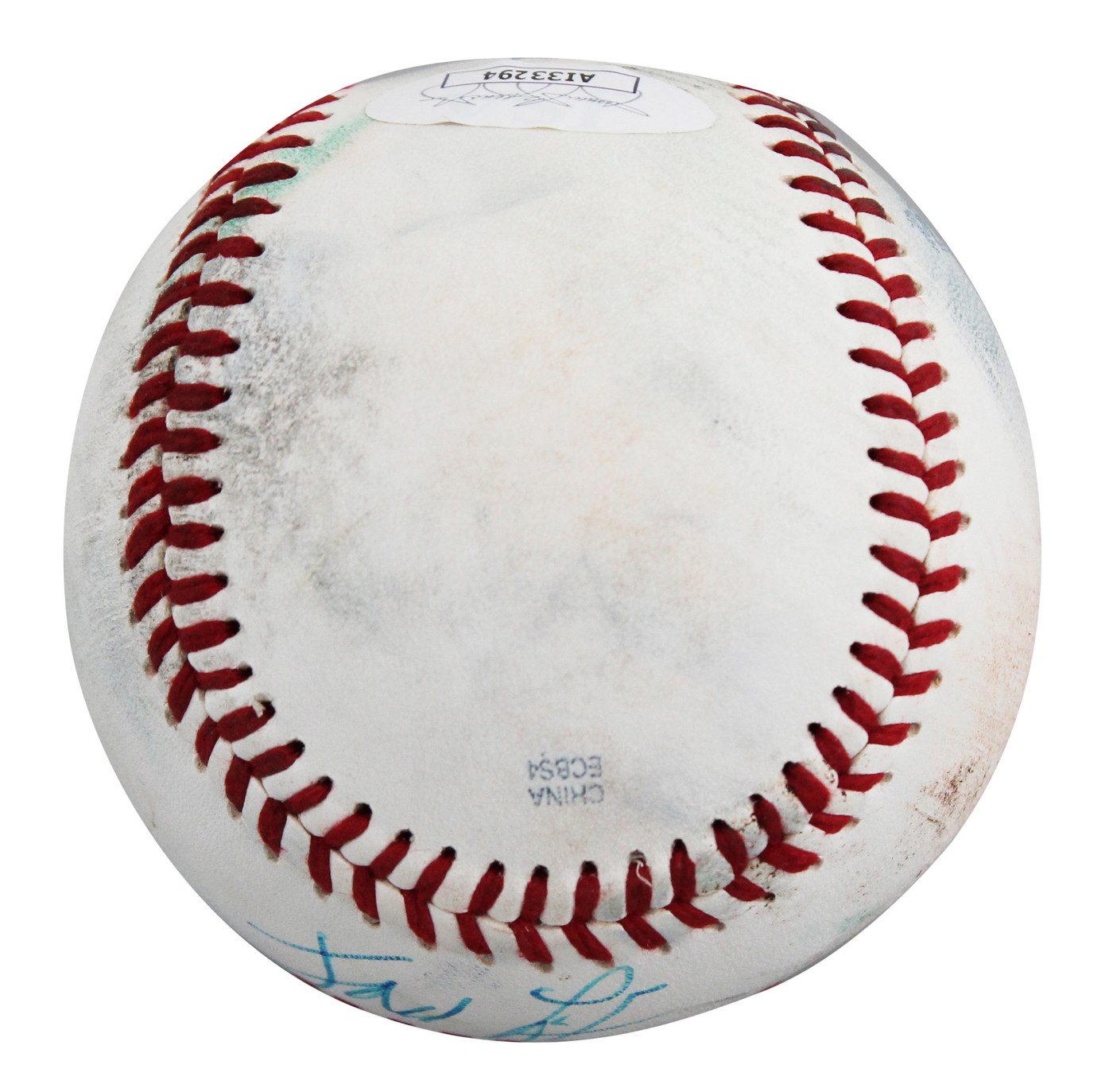 Rangers Jack Leiter Signed Game Used Official Minor League Baseball JSA #AI33294