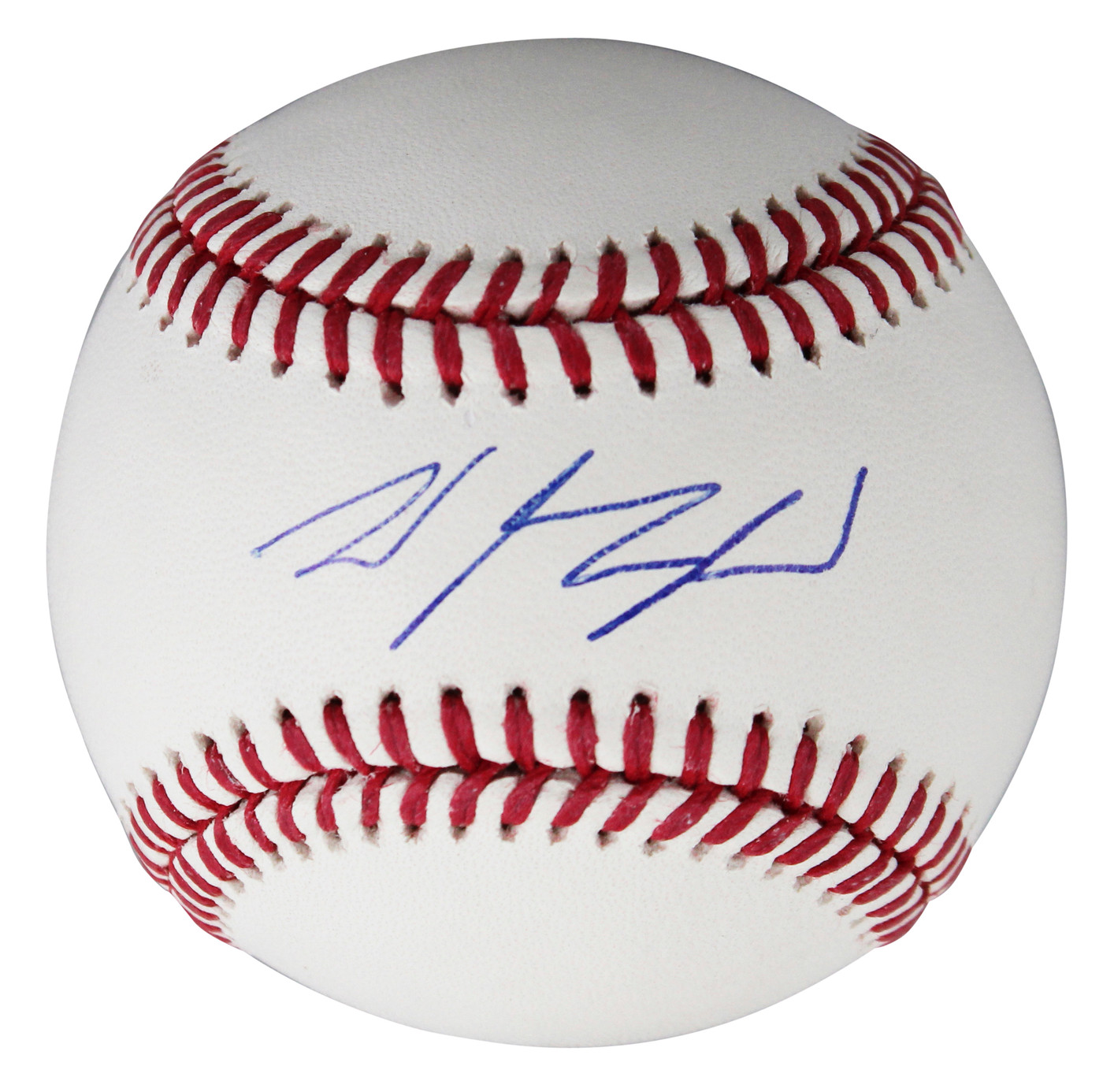 Rangers Wyatt Langford Signed Robert Manfred OML Baseball Fanatics #XP14102578