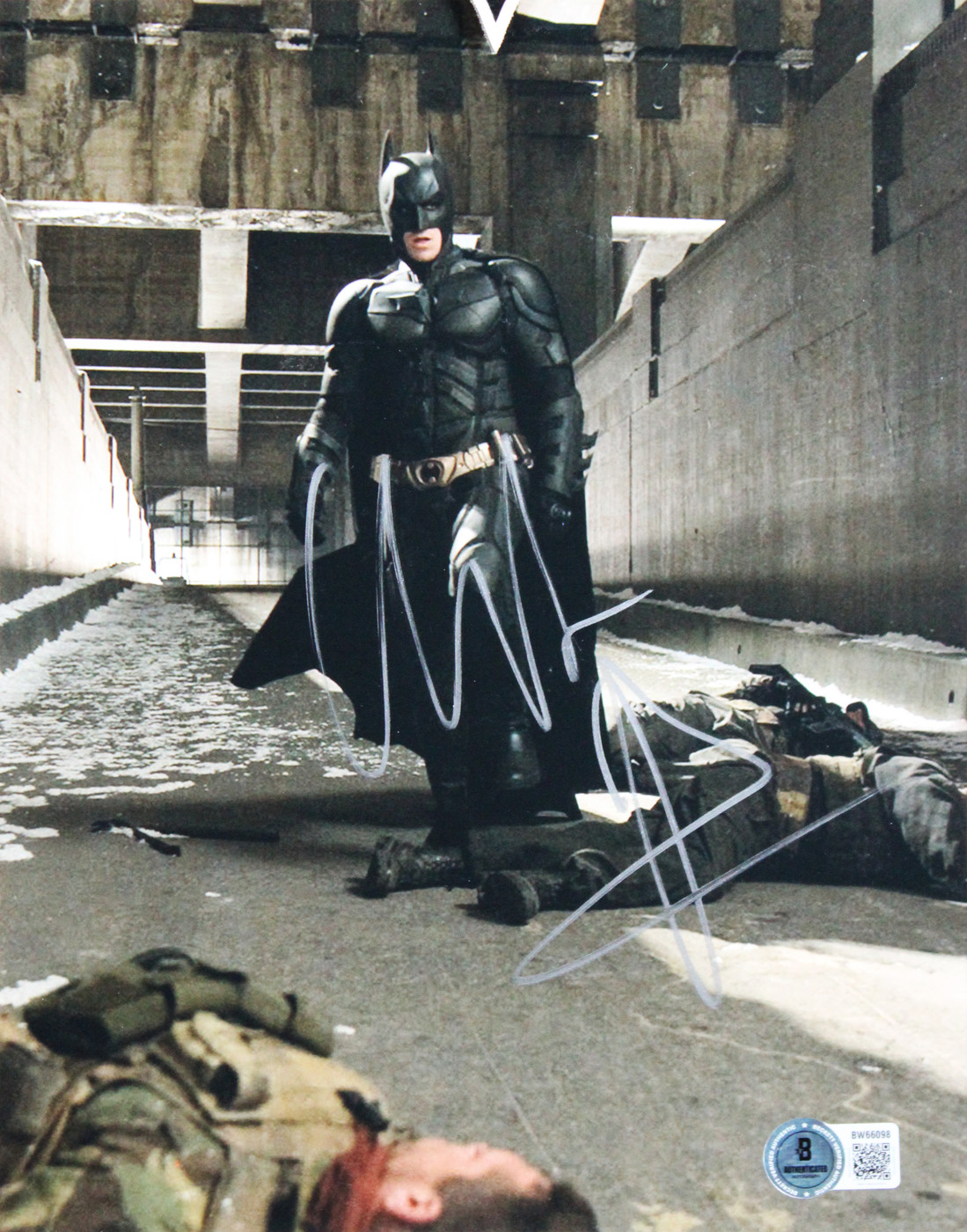 激レア‼️バットマン　ダークナイト 額入りサイン入りフォト Christian Bale Batman The Dark Knight Signed 8x10 Framed Photo BAS