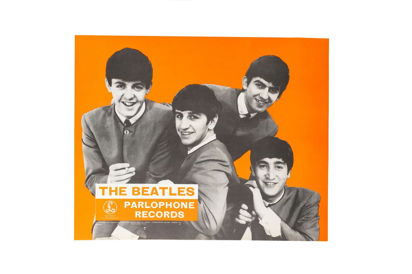 The Beatles: Original 1963 EMI/Parlophone British Promotional Poster (unsigned)