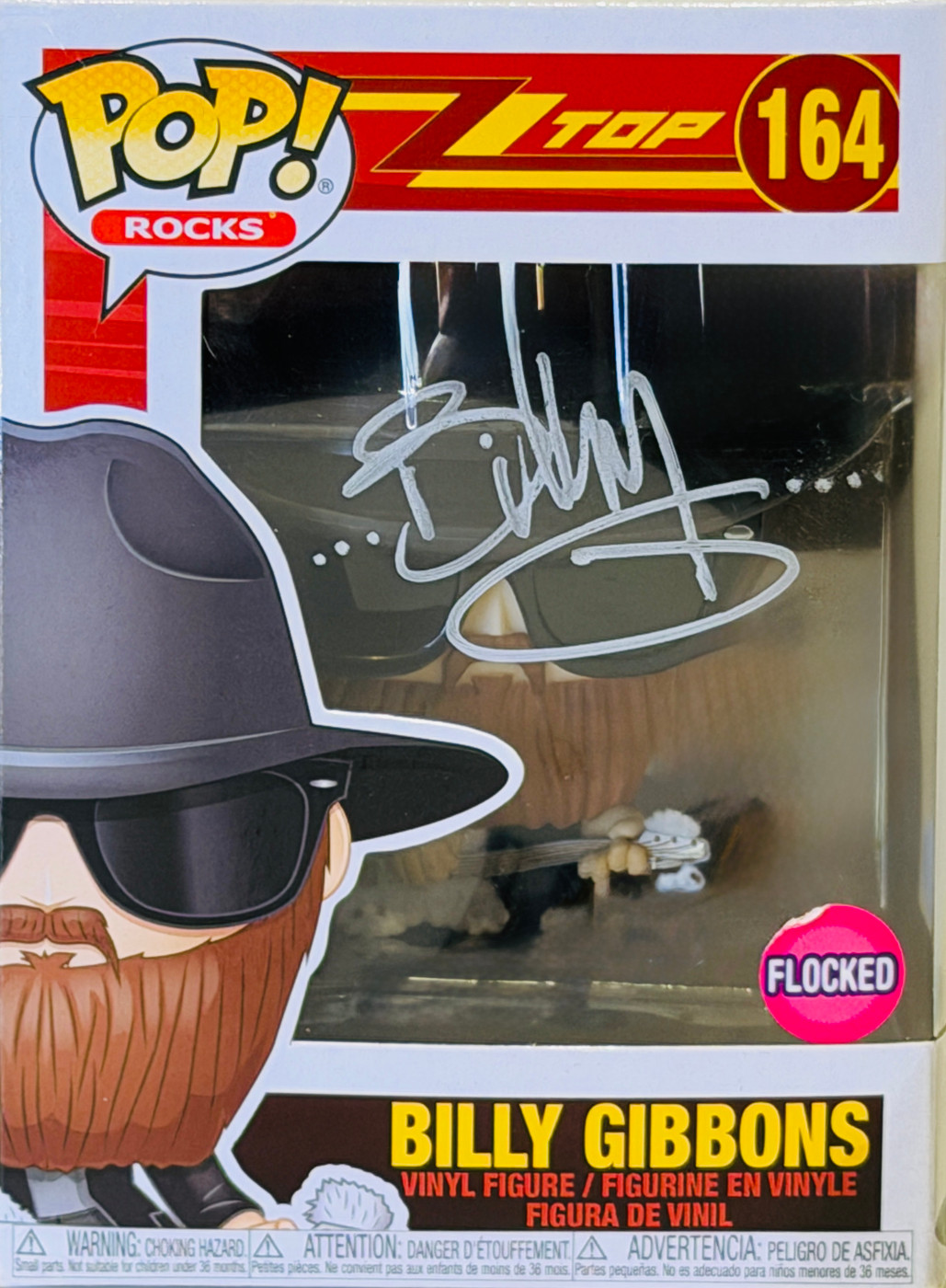Funko Pop! Rocks Signed by Billy Gibbons of ZZ Top