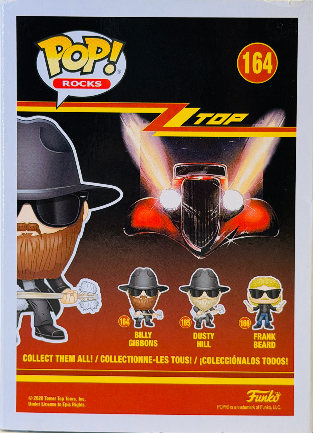 Funko Pop! Rocks Signed by Billy Gibbons of ZZ Top