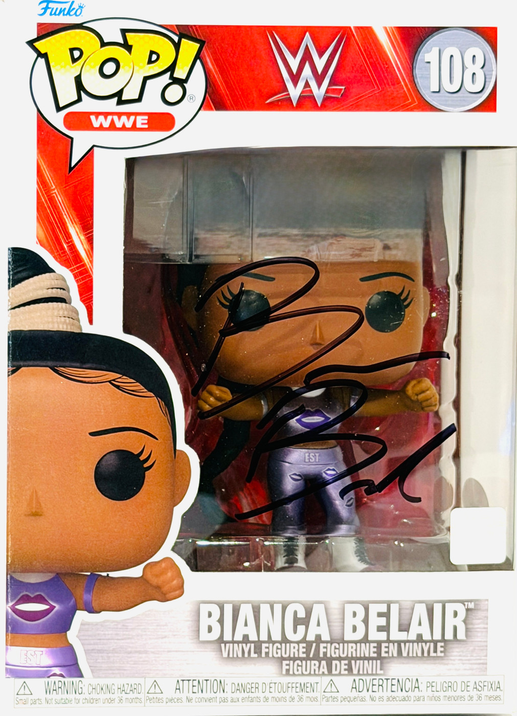 Funko Pop! WWE Signed by Bianca Belair