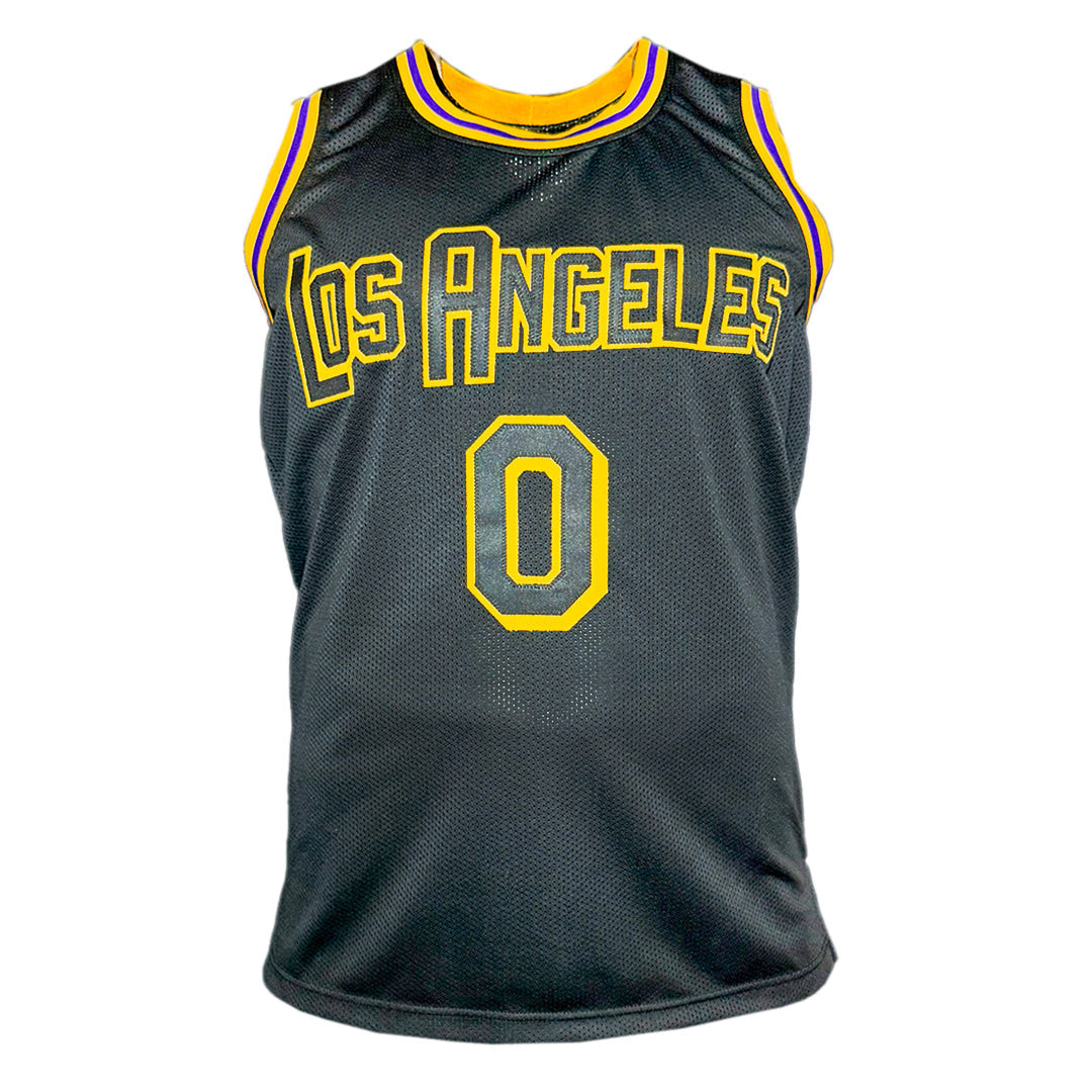 Kyle Kuzma Signed Los Angeles Black Basketball Jersey (Beckett)