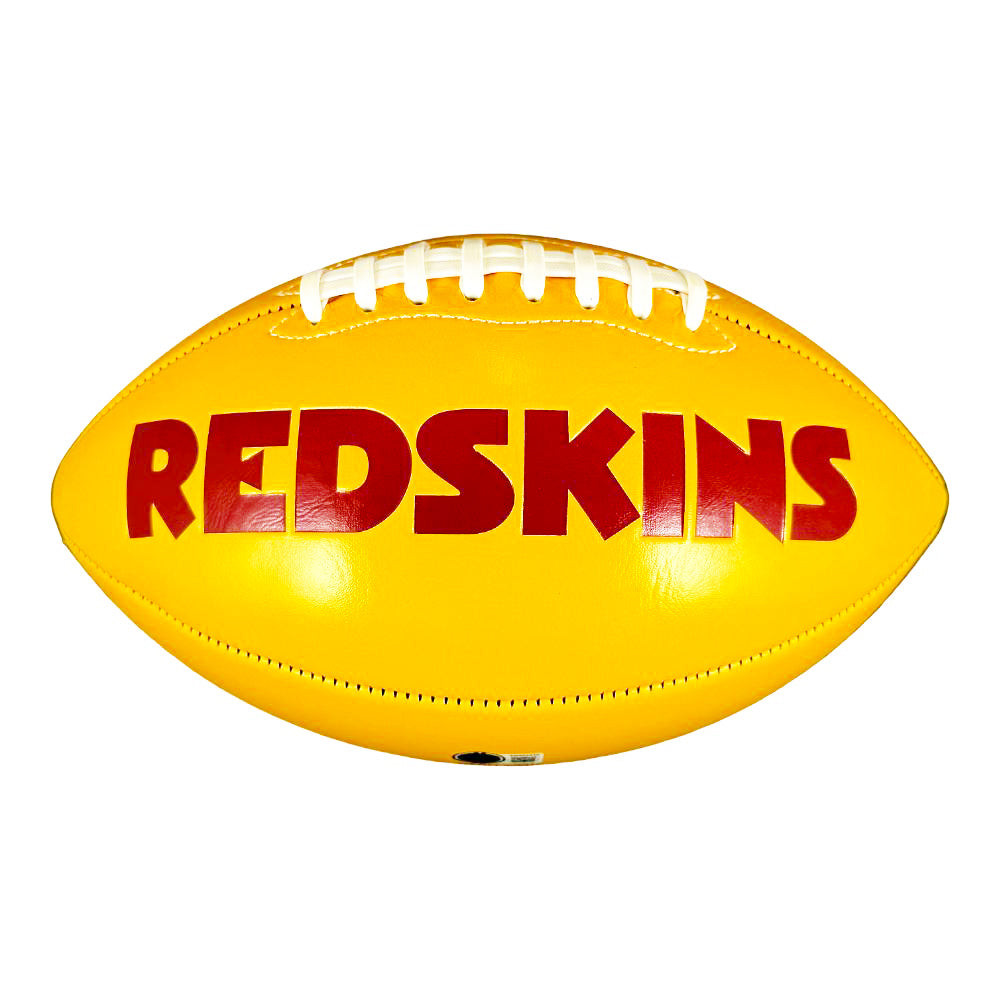 Champ Bailey Signed Washington Redskins Official NFL Team Logo Yellow Football (Beckett)
