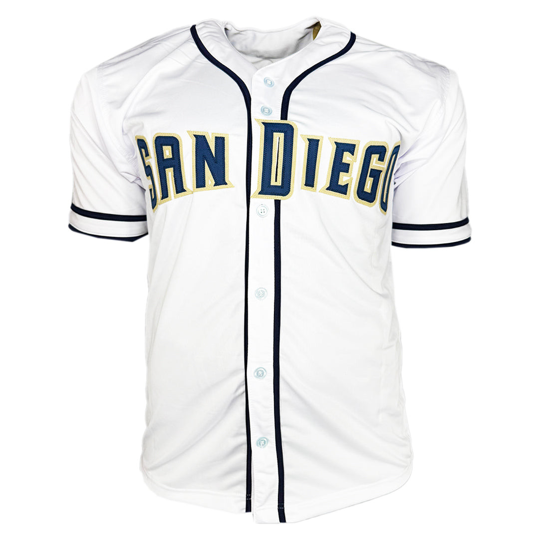 Kyle Blanks Signed San Diego White Baseball Jersey (JSA)