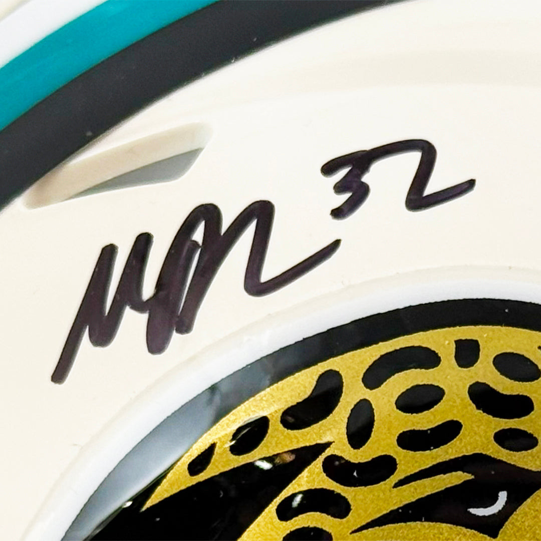 Maurice Jones-Drew Signed Jacksonville Jaguars Retro Speed Mini Football Helmet (JSA)