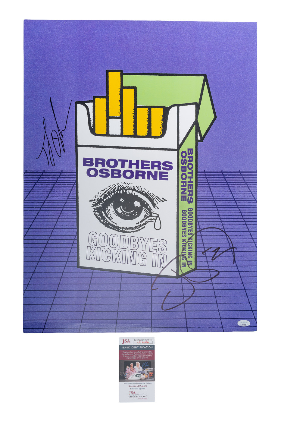 Brothers Osborne "Goodbyes Kicking In" Poster
