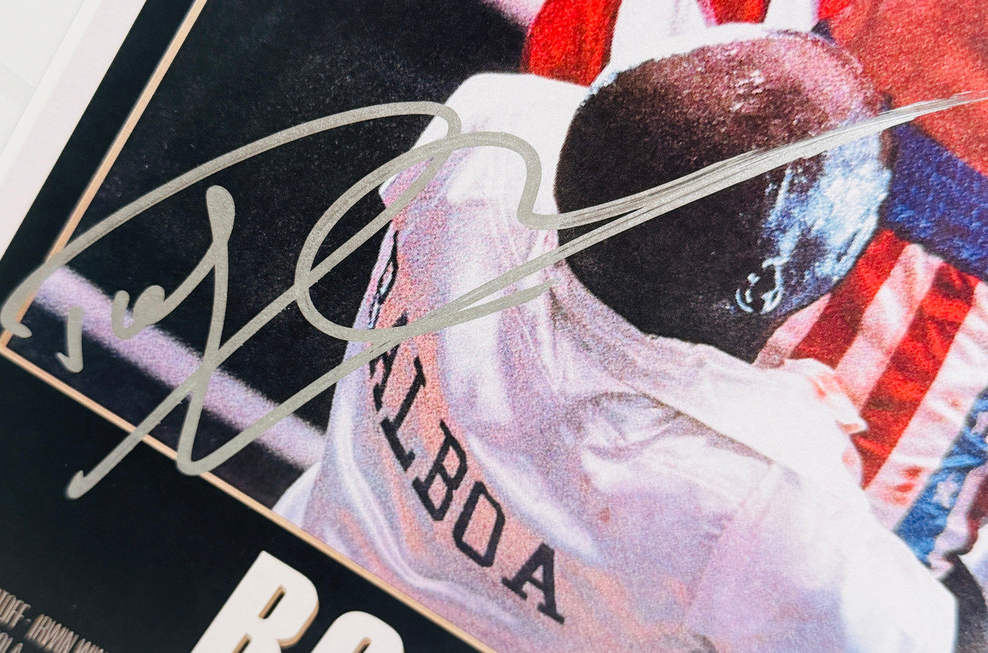 Dolph Lundgren Signed Rocky IV Poster JSA