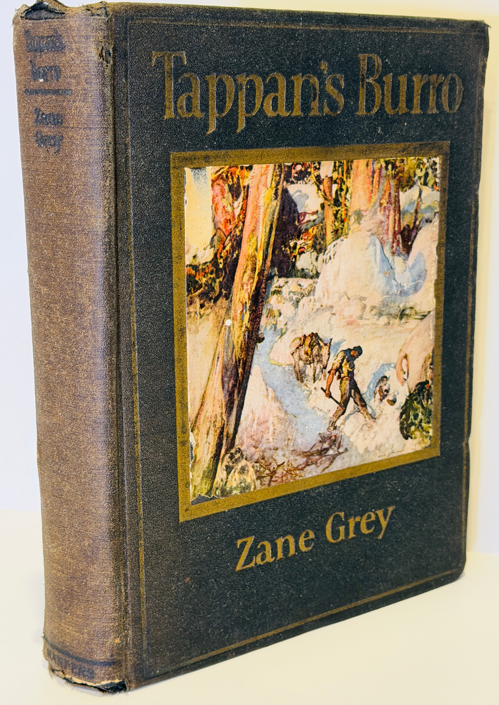 Zane Grey Signed First Edition "Tappan's Burro" GRAD LOA