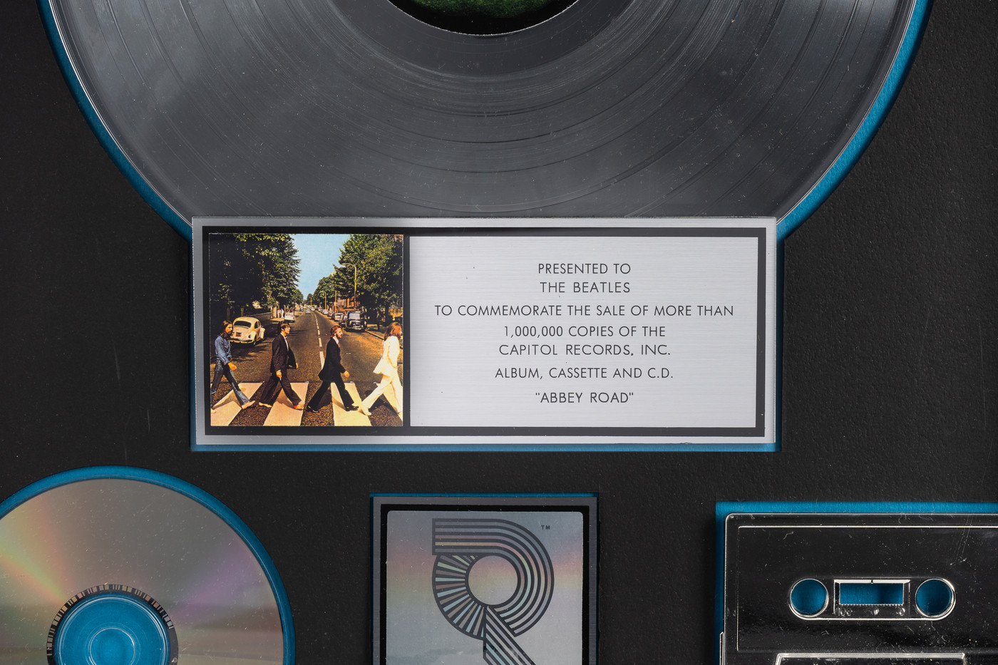 The Beatles – Abbey Road RIAA Platinum Record Award (unsigned)