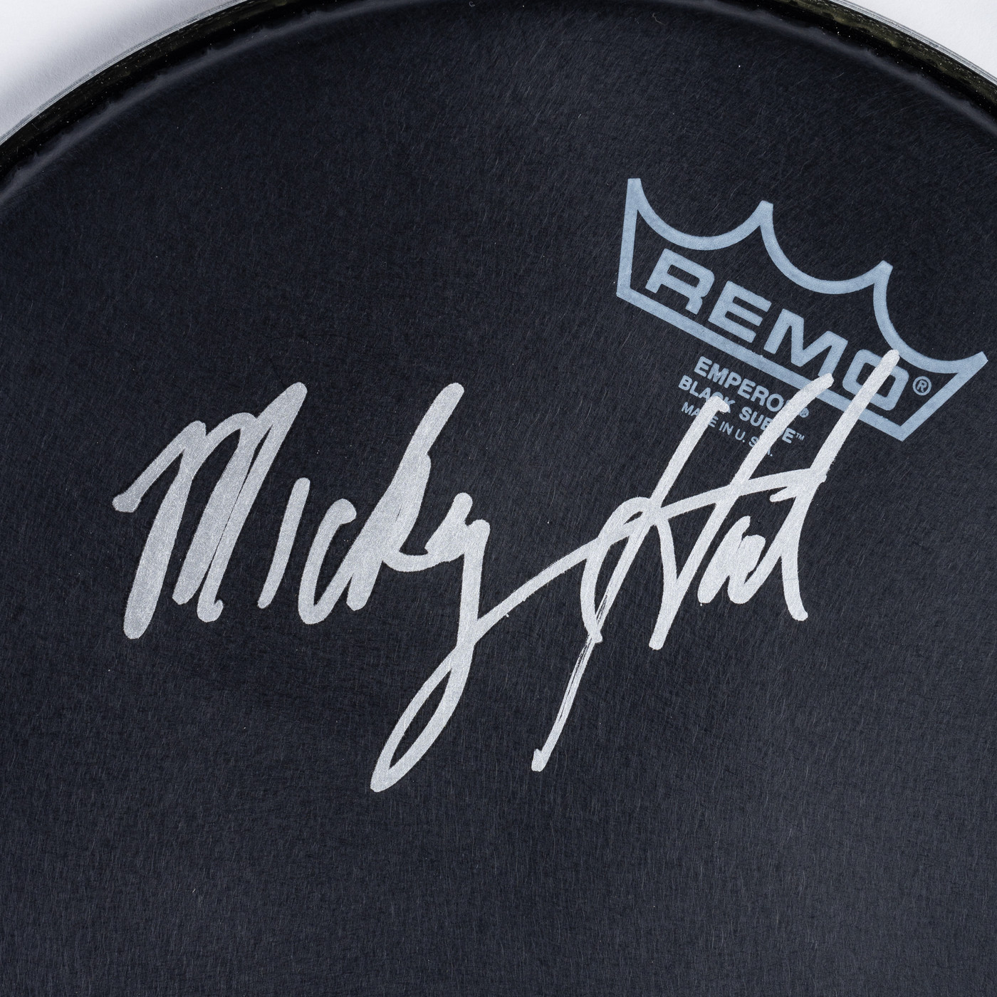 The Grateful Dead: Mickey Hart In-Person Signed Drumhead (JSA)