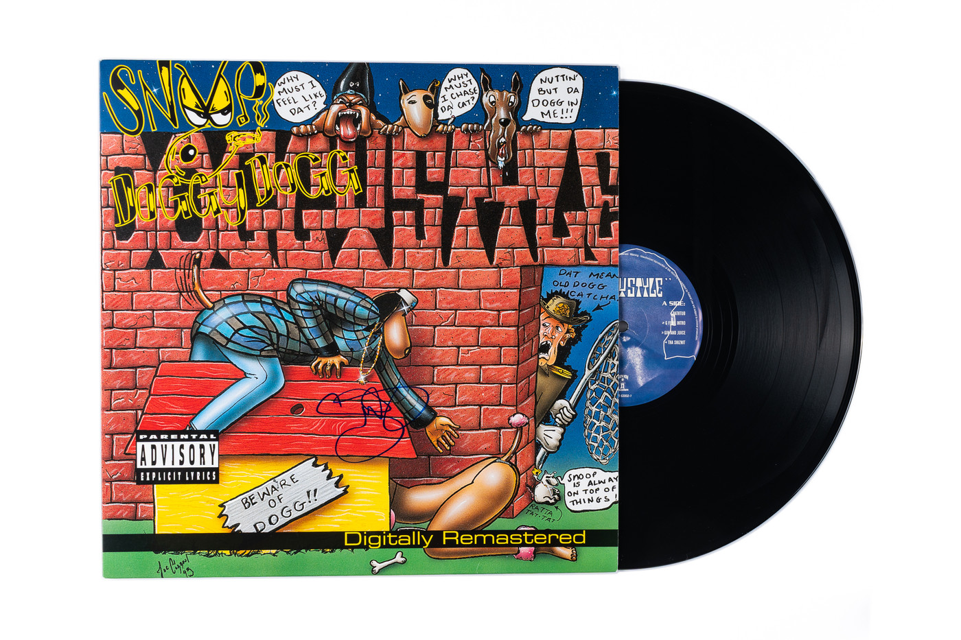 Snoop Dogg - Doggystyle ドイツ盤　LP Snoop Dogg Signed Doggystyle Vinyl Record Autograph