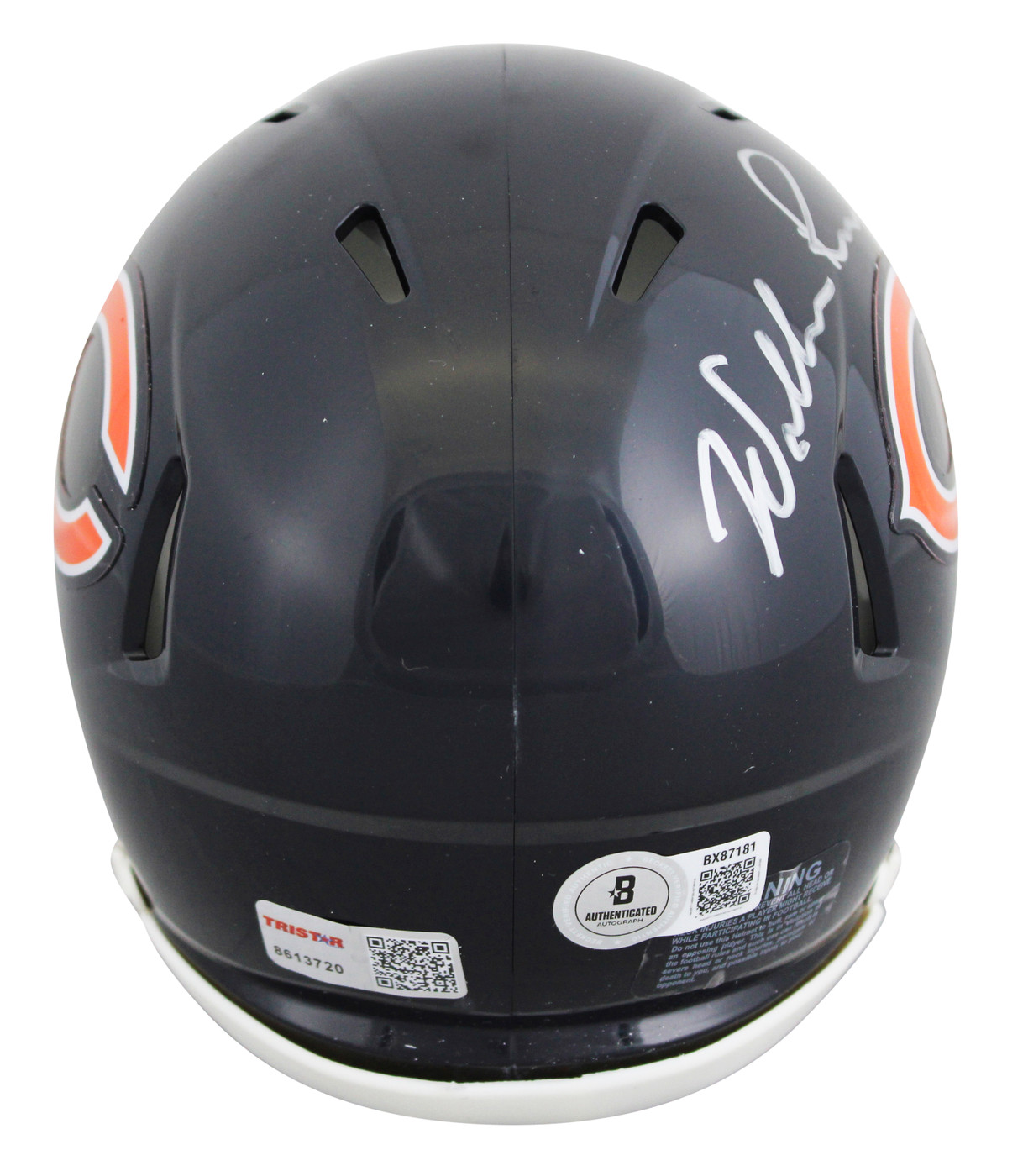 Bears William Perry Authentic Signed Speed Mini Helmet Autographed