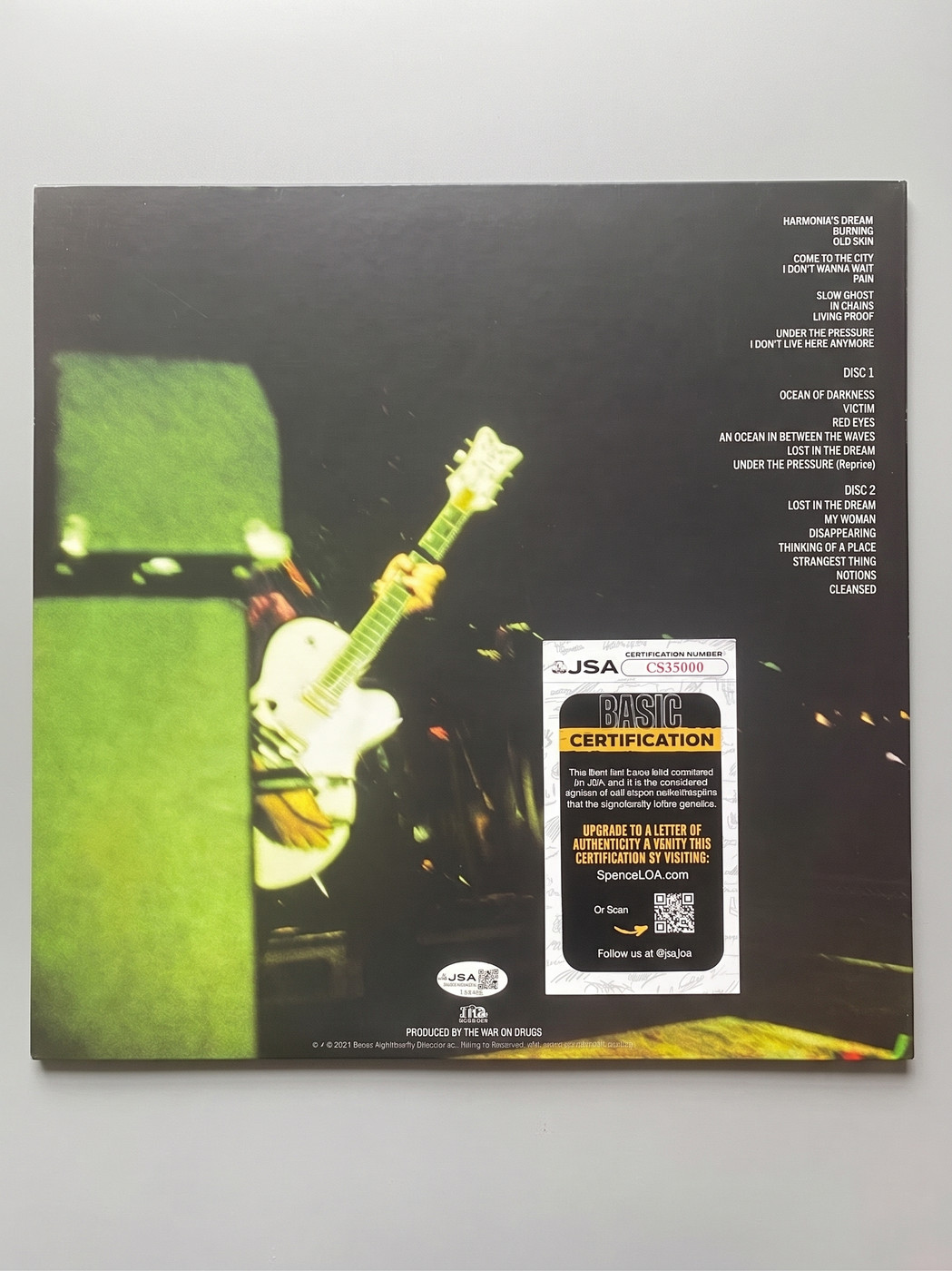 The War On Drugs SIGNED / Live Drugs Again (Limited Edition w. Poster) *JSA COA*