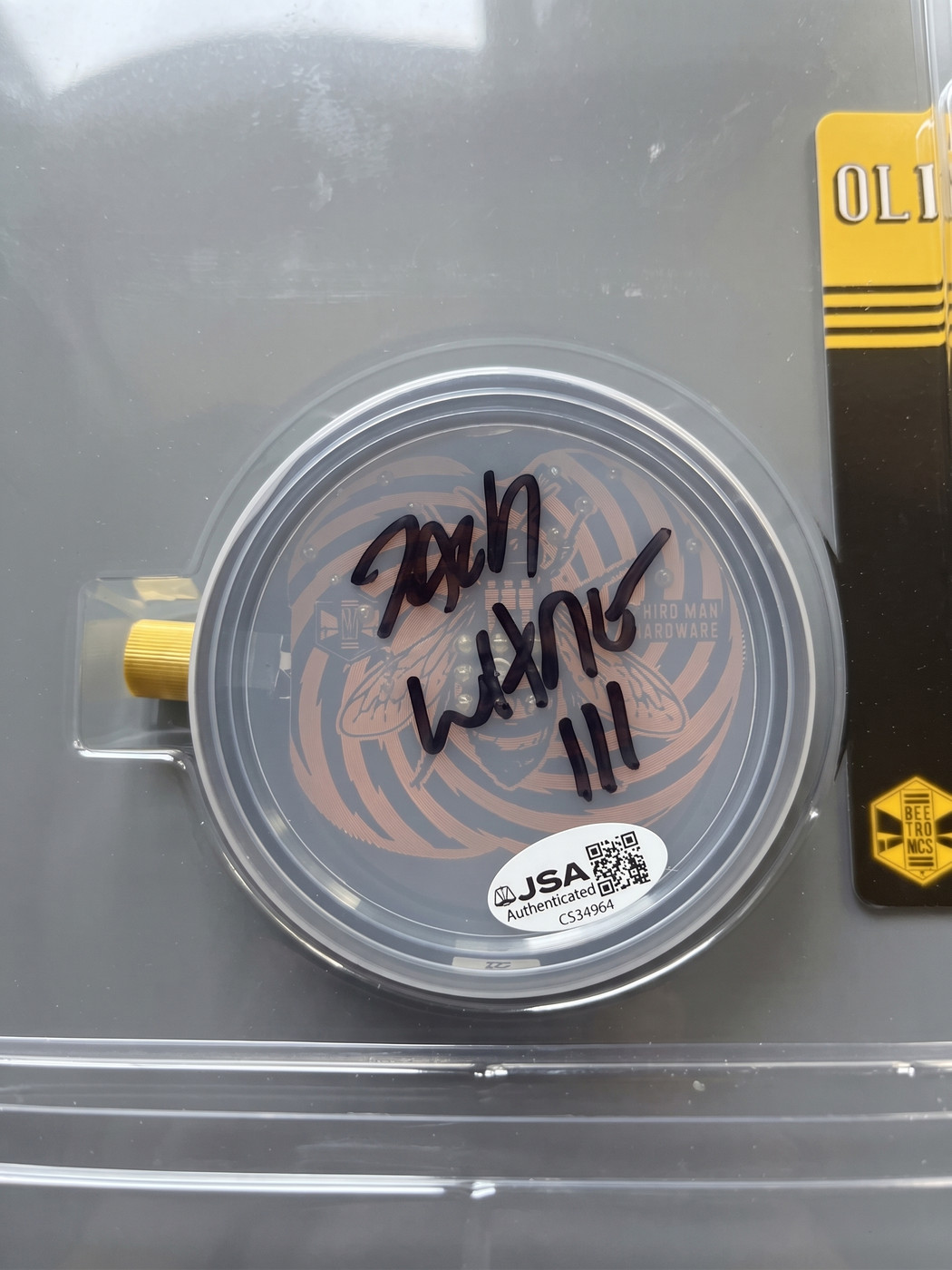 Jack White Signed Old Zoo Lion Meat Fuzz Pedal Beetronics Guitar Pedal * JSA COA