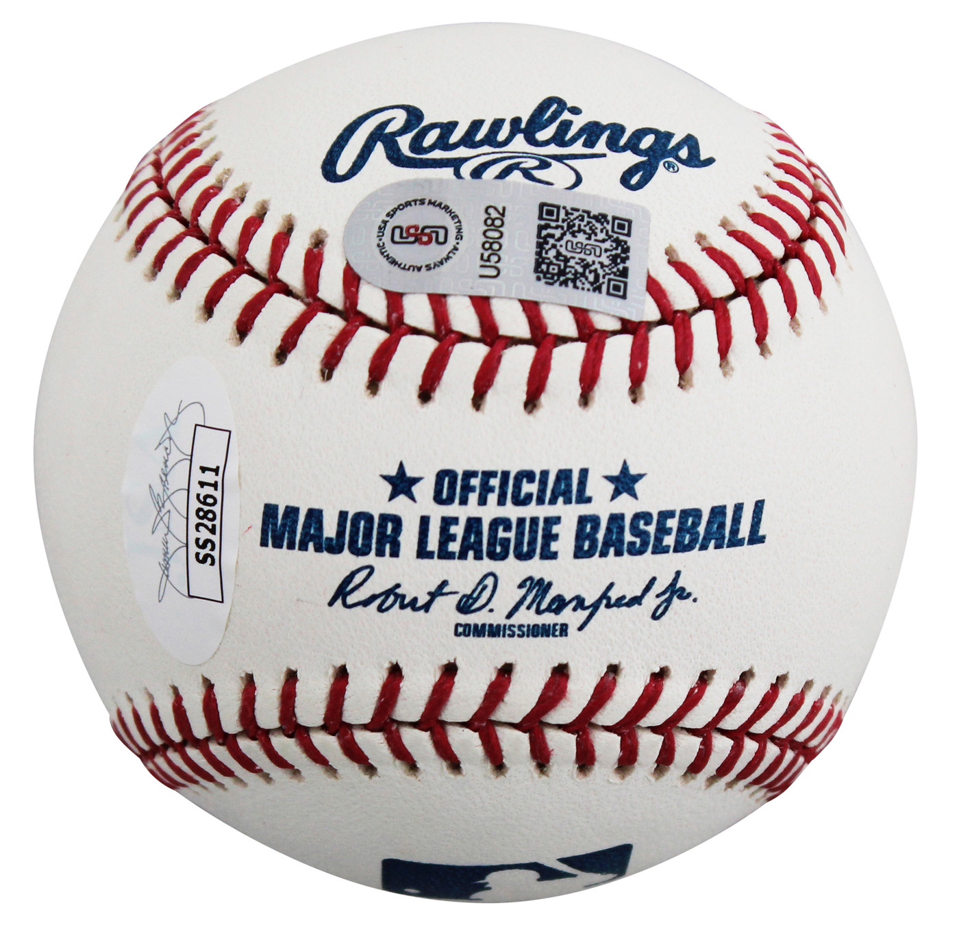 Angels Vladimir Guerrero "Vladdy" Authentic Signed Manfred OML Baseball JSA