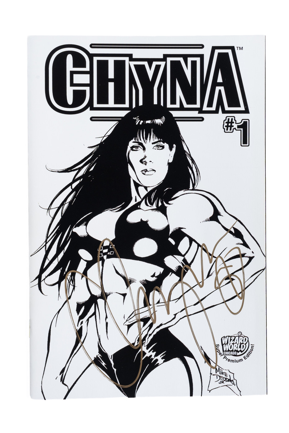 Chyna Signed Comic Page