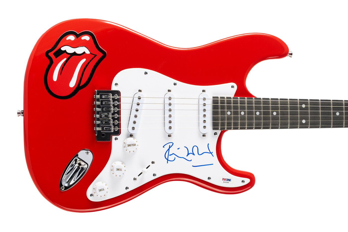 Ronnie Wood Hand-Signed Guitar — Rolling Stones Legend