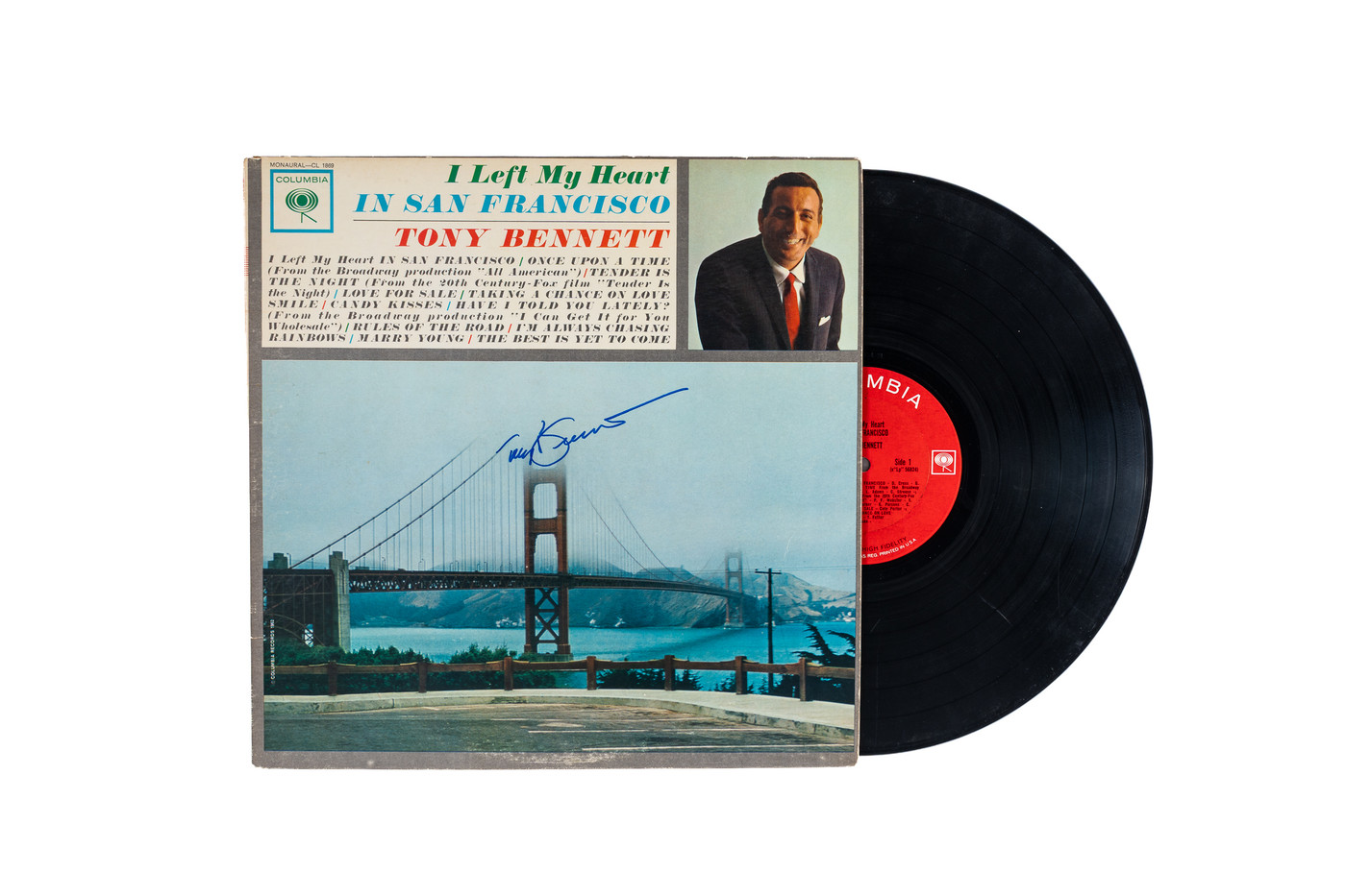 Tony Bennett Signed 