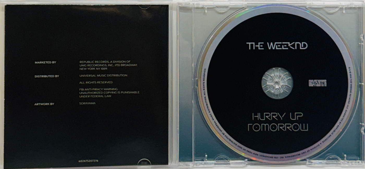The Weeknd Abel Tesfaye Signed "Hurry Up Tomorrow" CD Insert ACOA