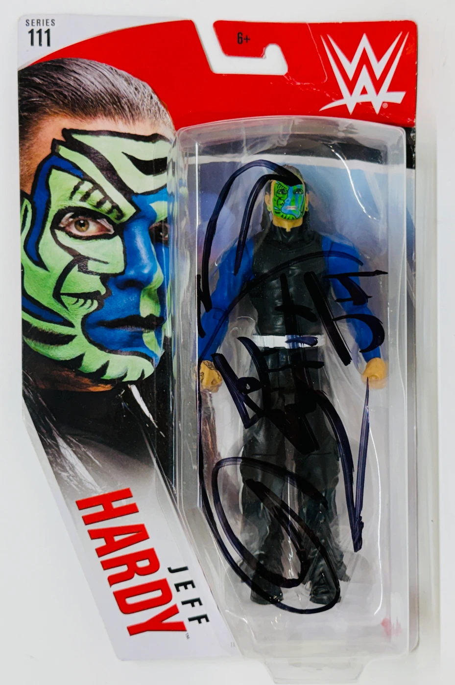 Jeff Hardy Signed WWE Action Figure JSA 