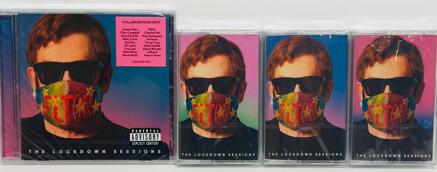 Elton John Signed CD Insert "The Lockdown Sessions" JSA