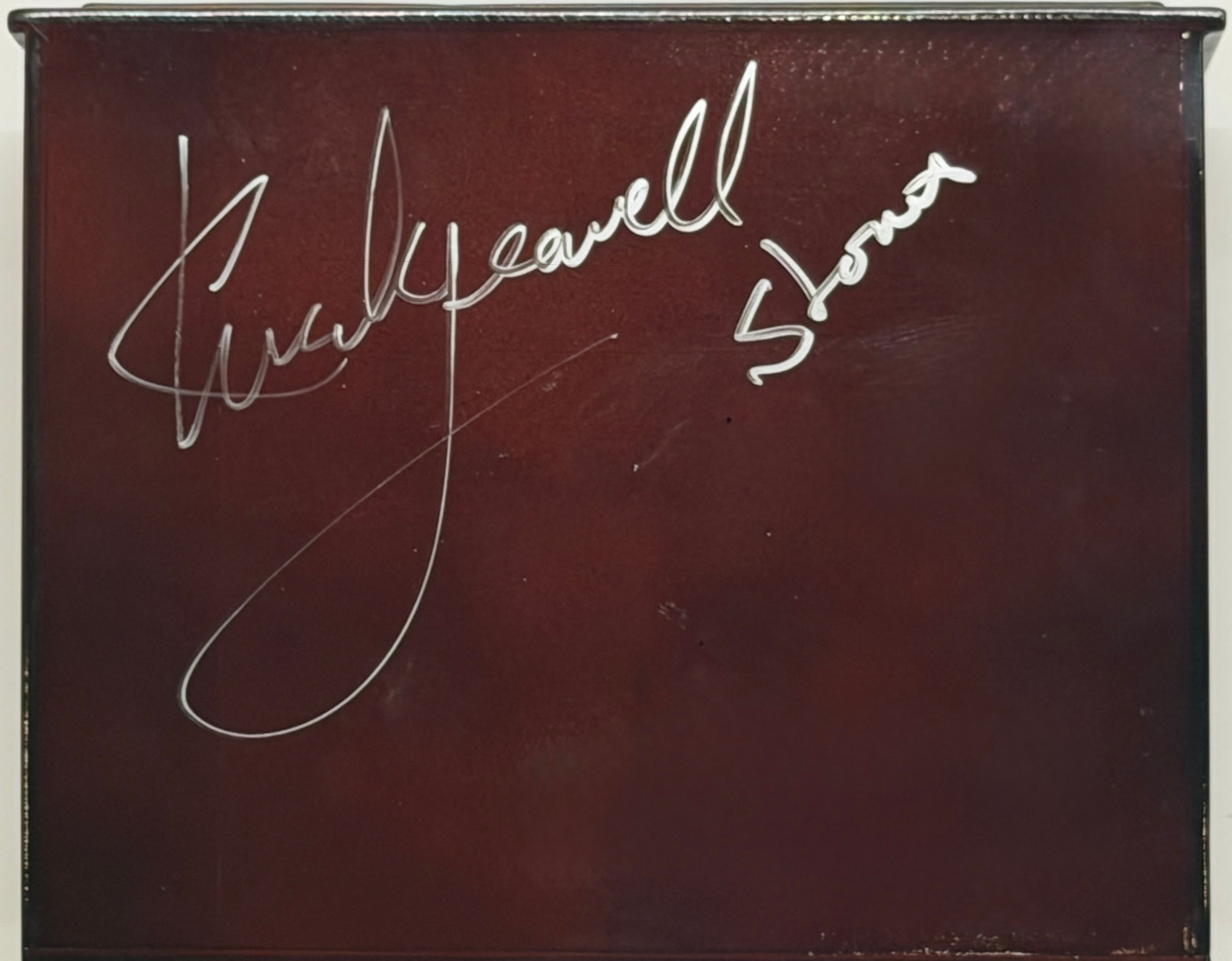 Chuck Leavell Signed Miniature Piano ACOA