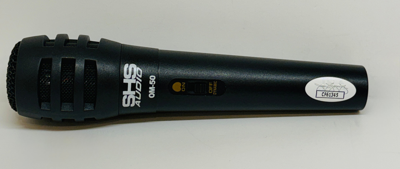 George Jones Signed Microphone JSA 