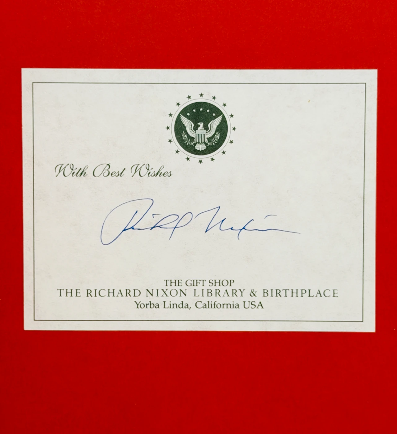 Richard Nixon Signed "In The Arena: A Memoir Of Victory, Defeat And Renewal" Book JSA