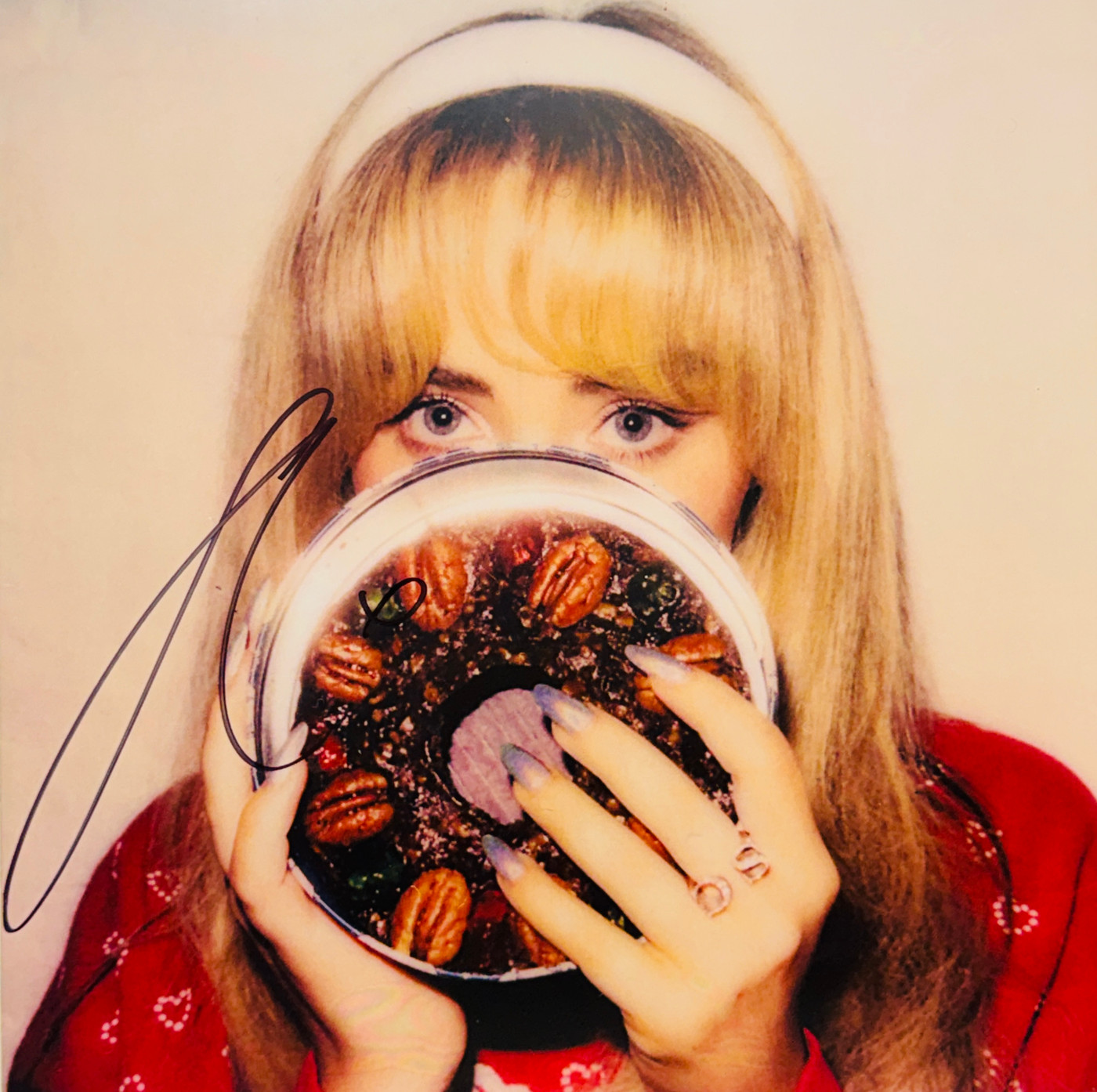 Sabrina Carpenter Signed "Fruitcake" Double LP Insert JSA 